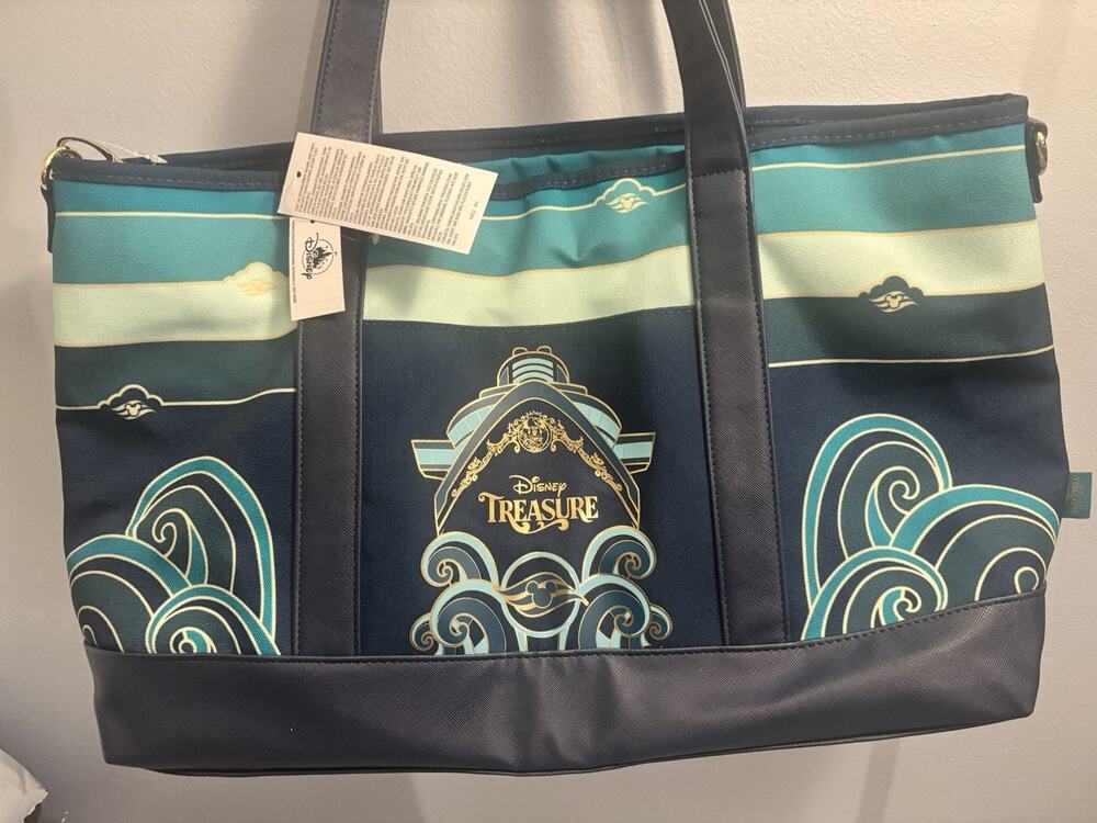 Disney Parks Cruise Line DCL Treasure Ship Inaugural Sailing Tote Bag NWT!